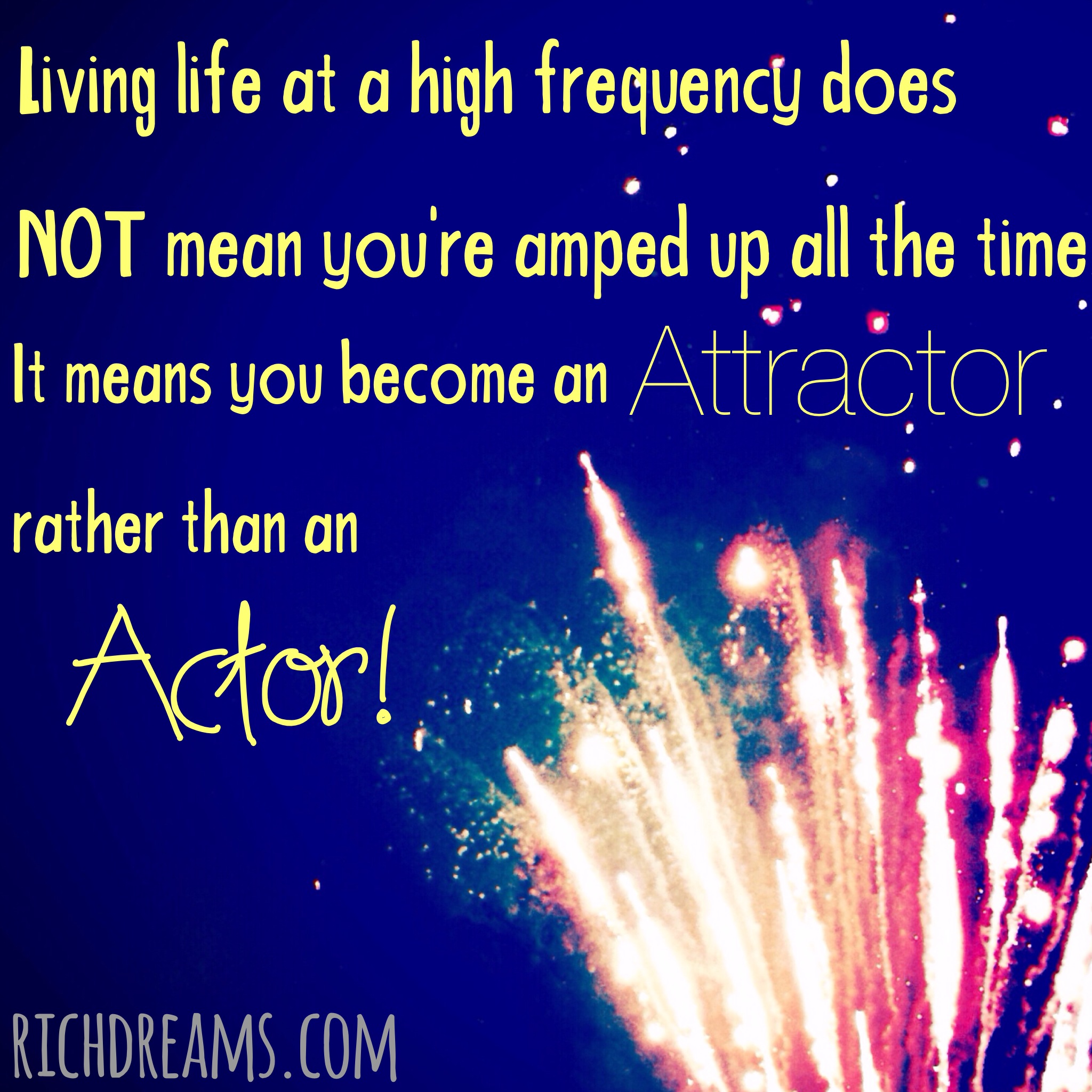 Attractor or Actor??